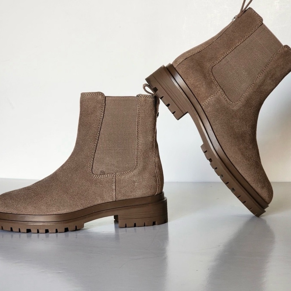 Ralph Lauren Corrine Ankle Boots Women’s Sand Size 9.5